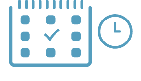 Agende dia e horário